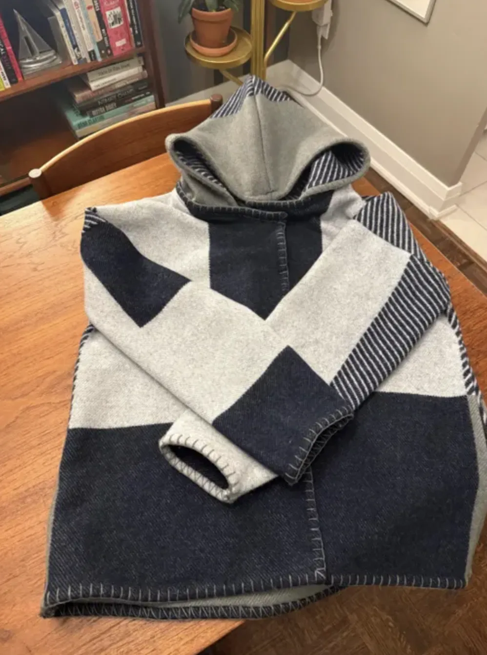 Customer review photo — handmade Hooded Quilted Jacket